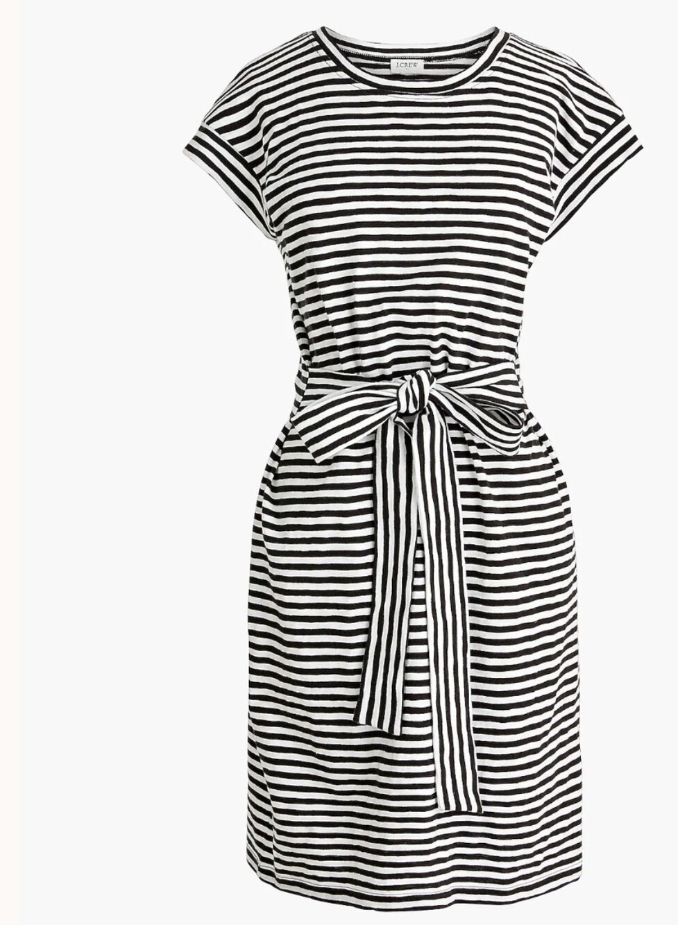 J Crew Stripe Cotton Dress Medium